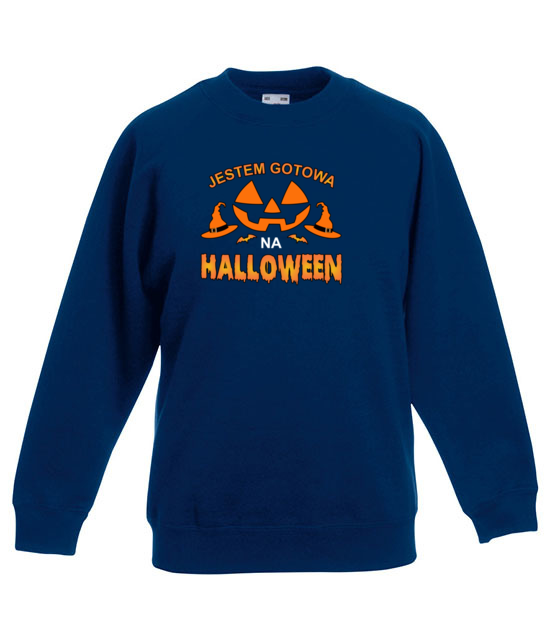 Zwarta i gotowa na halloween bluza z nadrukiem halloween dziecko jipi pl 1814 127