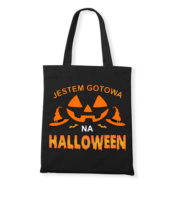 Zwarta i gotowa na halloween torba z nadrukiem halloween gadzety jipi pl 1814 160