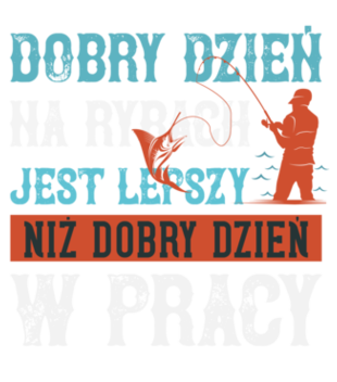 Dobry dzien na rybach ciemny